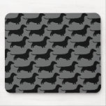 Dachshund Silhouettes Pattern mousepads