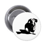 Dachshund Sketch Button
