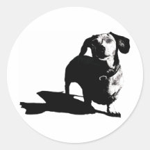 Dachshund Sketch Sticker