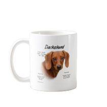 Dachshund (smooth) History Design Coffee Mug