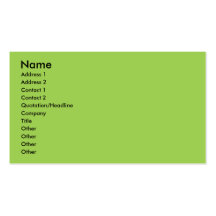 Dachshund - TGIF Business Card Templates