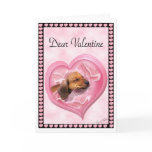 Dachshund Valentine's Day Card