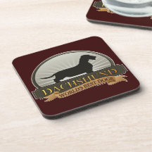 Dachshund [Wire-haired] Drink Coasters