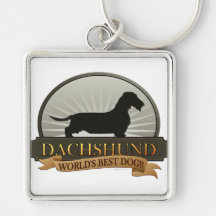 Dachshund [Wire-haired] Key Chain