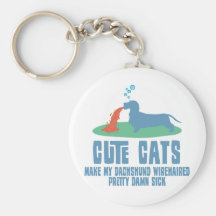 Dachshund Wirehaired Key Chains