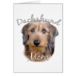 Dachshund (wirehaired) Mum 2 Greeting Cards
