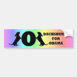 dachshunds for Obama Bumper Stickers