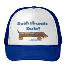 Dachshunds Rule Mesh Hat
