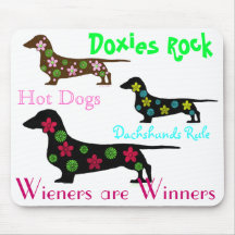 Dachshunds Rule Mousepad