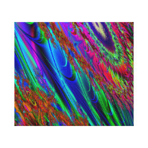 Dactyl Fractyl Fractal Art Canvas Print
