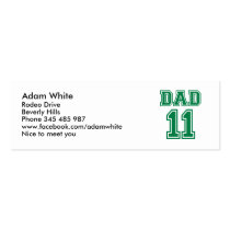Dad 2011 business card templates