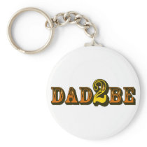 Dad 2 Be Keychain