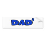 DAD 4 bumper stickers