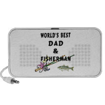 Dad And Fisherman Travelling Speaker