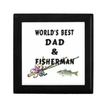 Dad and Fishing Trinket Box