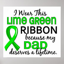 Dad Deserves Lifetime Lymphoma Print