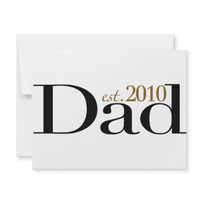 Dad Est 2010 Custom Invite by worldsfair