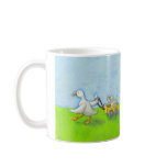 Dad - Father daddy duck baby in wagon cute fun art mugs