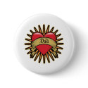 Dad Heart Tattoo buttons