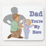 Dad Hero mousepads
