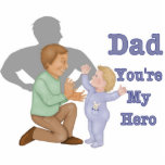 Dad Hero photo sculptures