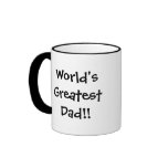 Dad Holding Daughters Hand, World's Greatest Dad!! mugs