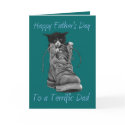Dad, I can never fill your shoes!! Card