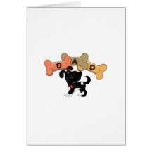 Dad in Dog Treats Greeting Card