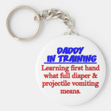 Dad in Training Key Chains
