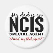 Dad Is An NCIS Special Agent Refrigerator Magnet