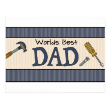 Dad Is The Best Post Cards