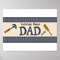 Dad Is The Best Posters