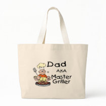 Dad Master Griller Tote Bags