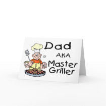 Dad Master Griller Card