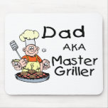 Dad Master Griller mousepads