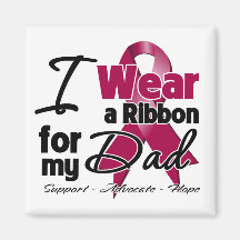 Dad - Multiple Myeloma Ribbon Magnet