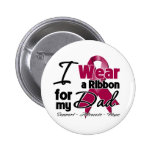 Dad - Multiple Myeloma Ribbon Pinback Button