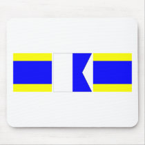 dad nautical flags mouse pads