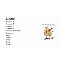 Dad - Nuts About My Son T-shirts and GiftsD Business Card Template