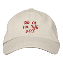 Dad Of The Year 2009 Baseball Cap