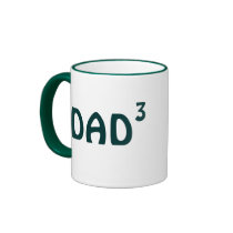Dad of Three mug: Dad to Third Power