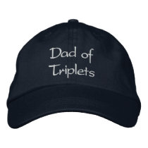 Dad of Triplets Baseball Cap