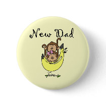 Dad of Twins Boy and Girl Tshirts and Gifts Pins