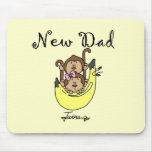 Dad of Twins Boy and Girl Tshirts and Gifts Mousepad