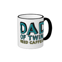 Dad of Twins NEED Caffeine Mug