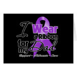 Dad - Pancreatic Cancer Ribbon Greeting Cards