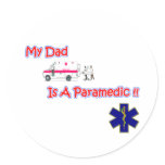 Dad Paramedic Sticker