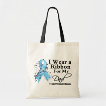 Dad Prostate Cancer Ribbon Bag