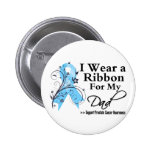 Dad Prostate Cancer Ribbon Pinback Button