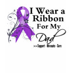 Dad Purple Ribbon - Pancreatic Cancer t-shirts